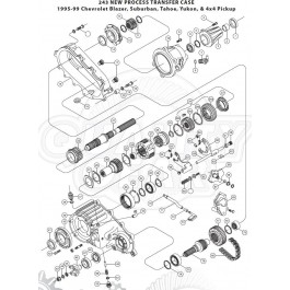 NP 243 (1995-99 Chevrolet Blazer, Suburban, Tahoe, Yukon, & 4x4 Pickup)